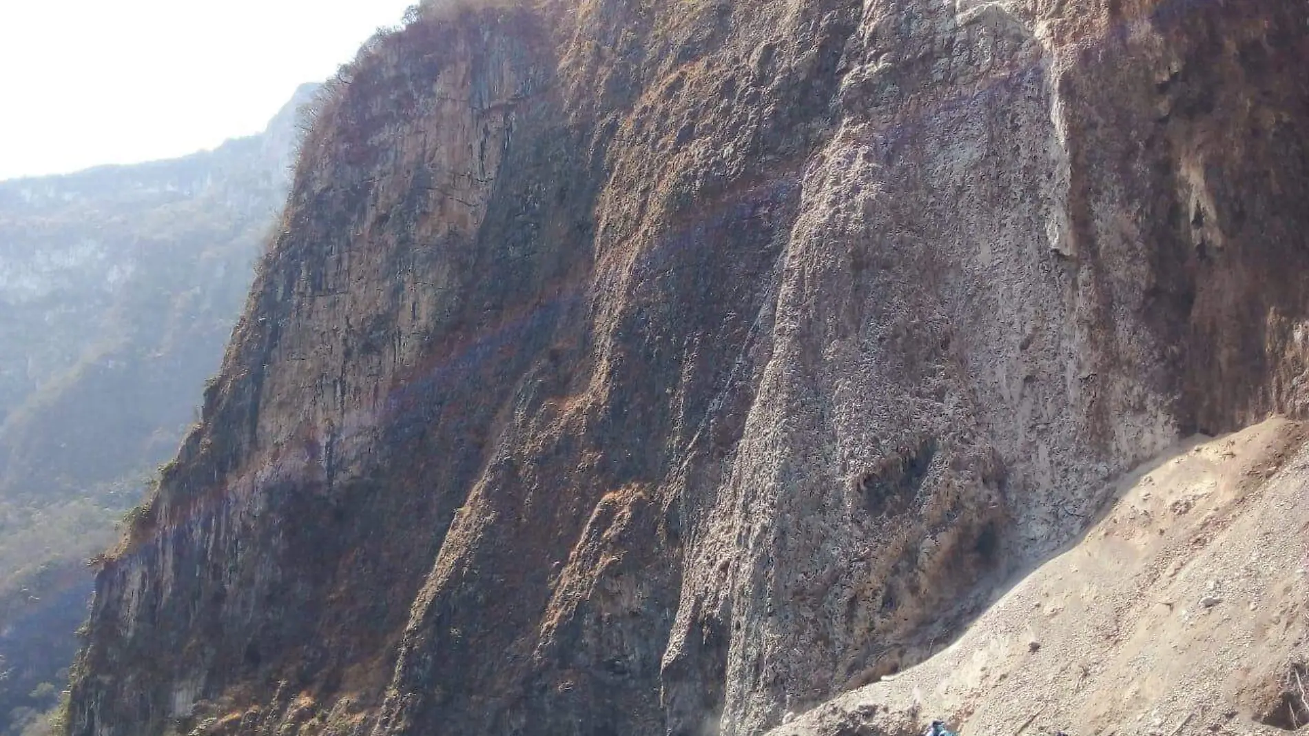 cañon del sumidero, deslave 1